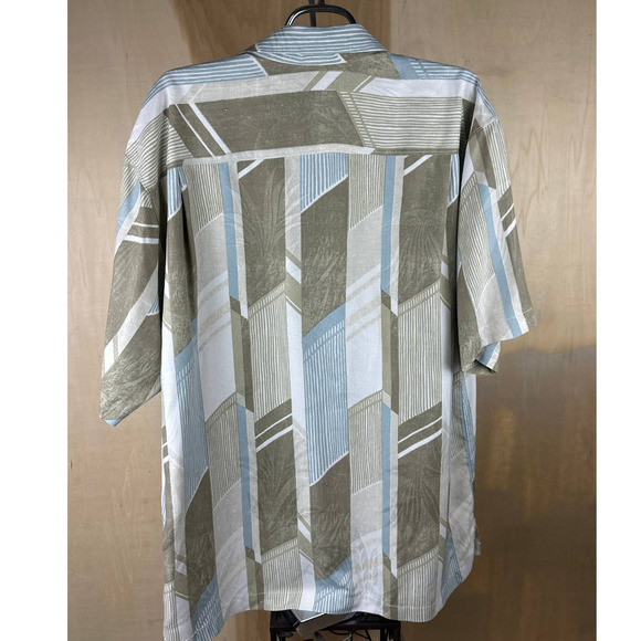 Tommy Bahama Shirt Mens Large Button Up Silk - Picture 4 of 9